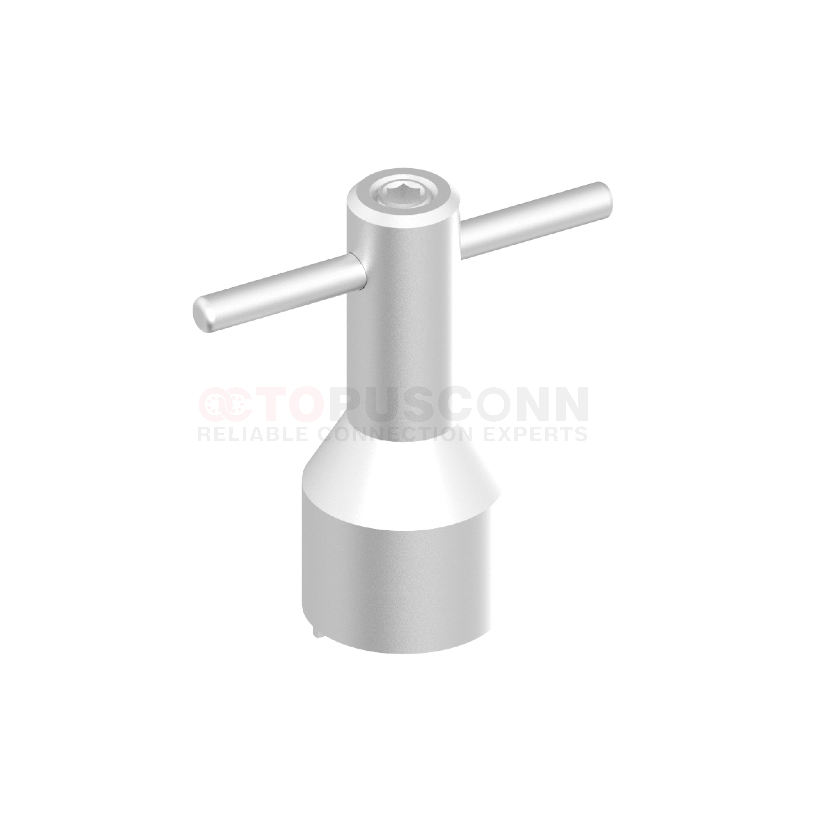 M16 Panel-Mounted Installation Tool With Circular Handle And Stainless Steel