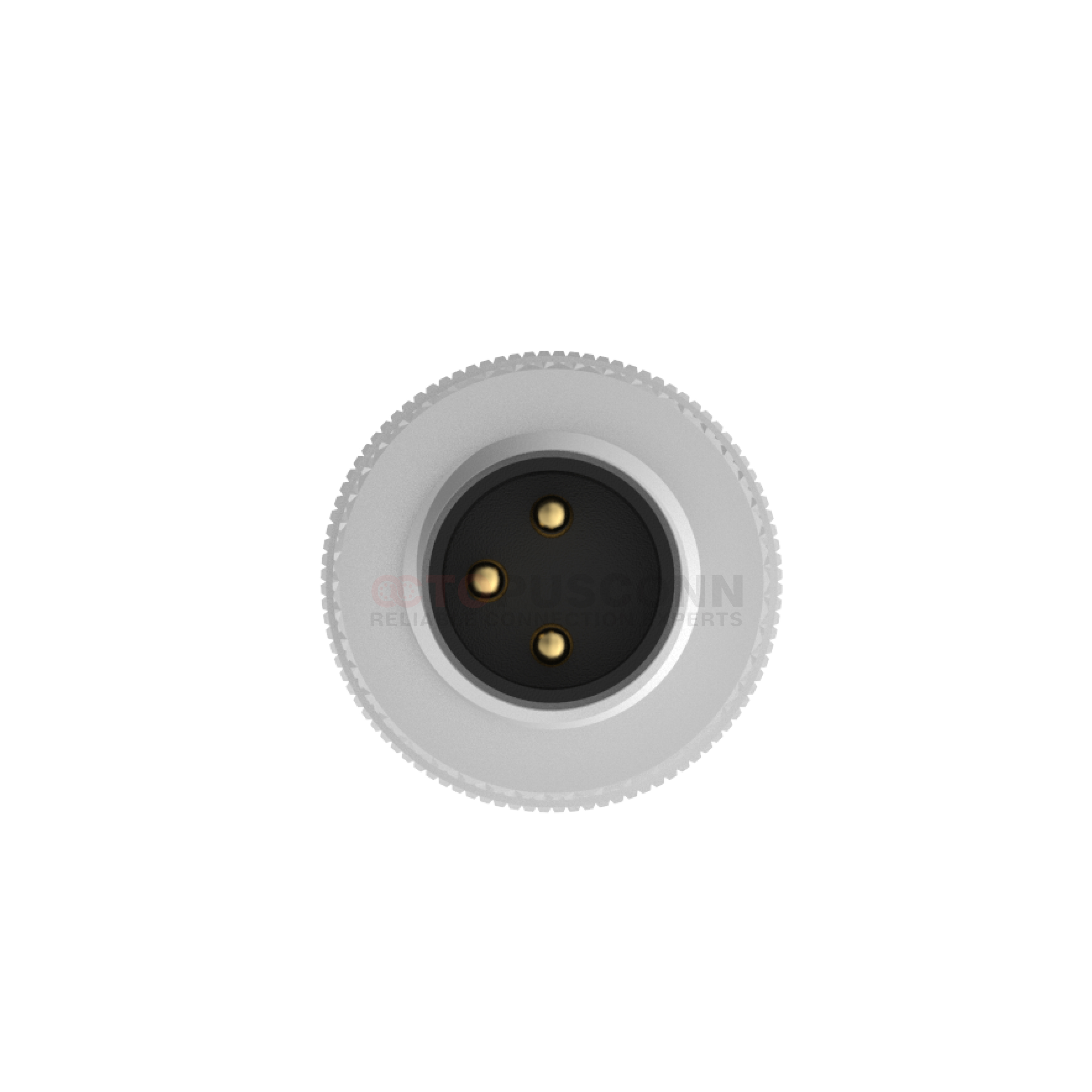 M8 Circular Connector, B - coded male, straight - type, plastic ...