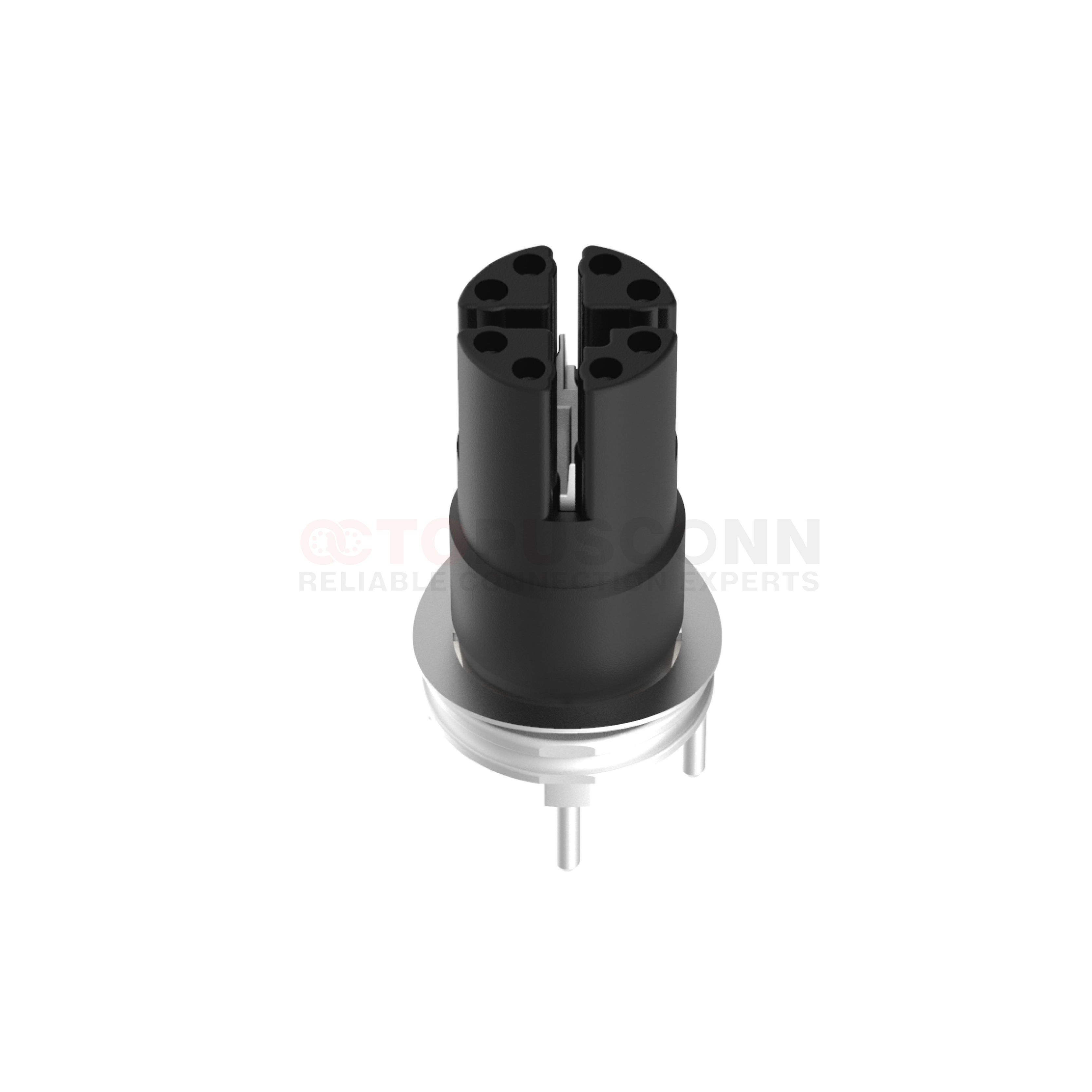 M12 X Coded Connectors SMD Socket 8PIN Female SMD type M12*1 - OCTOPUSCONN