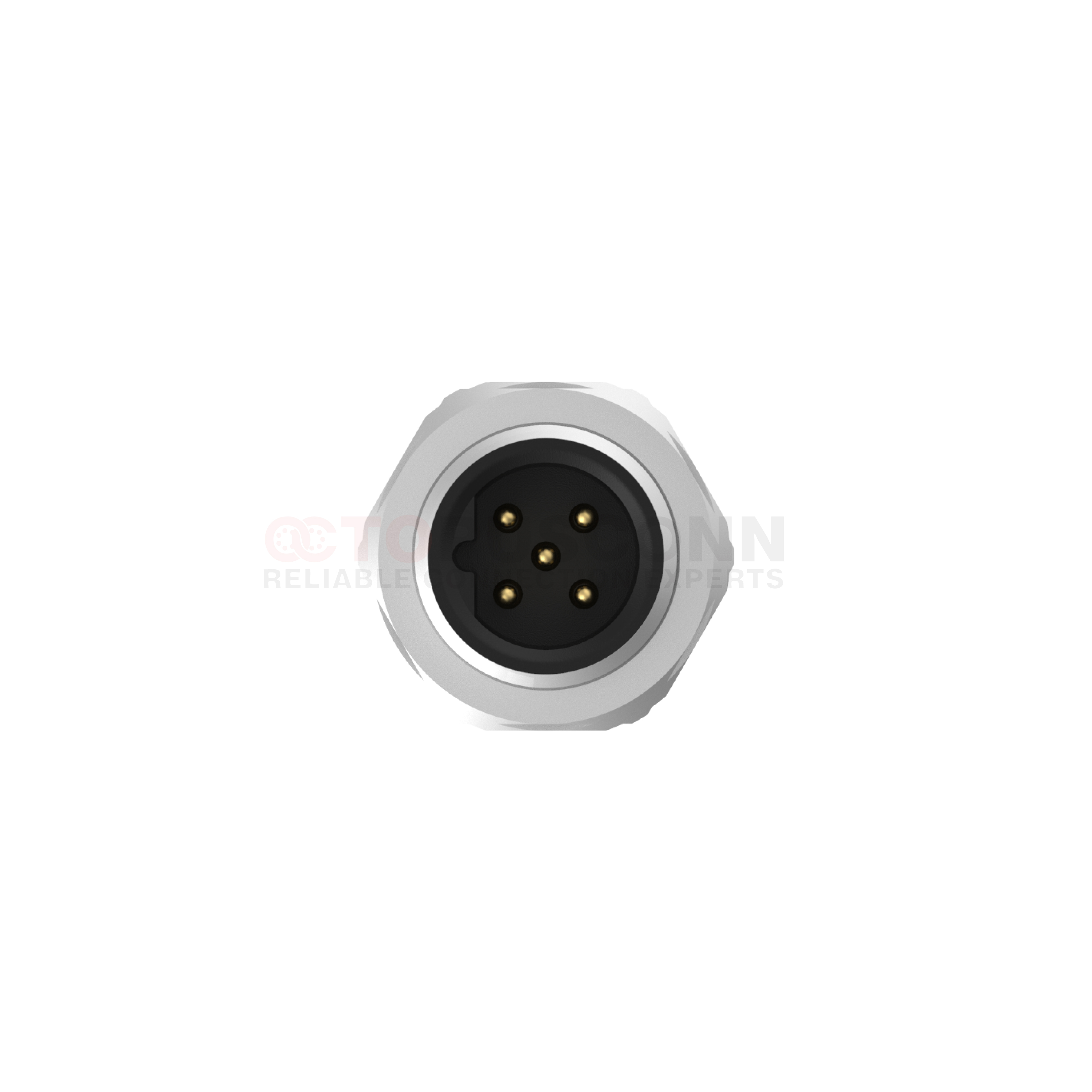 M12 B Coded Connectors Plate Rear Mount 3-5PIN Male Plug plate type M12 ...