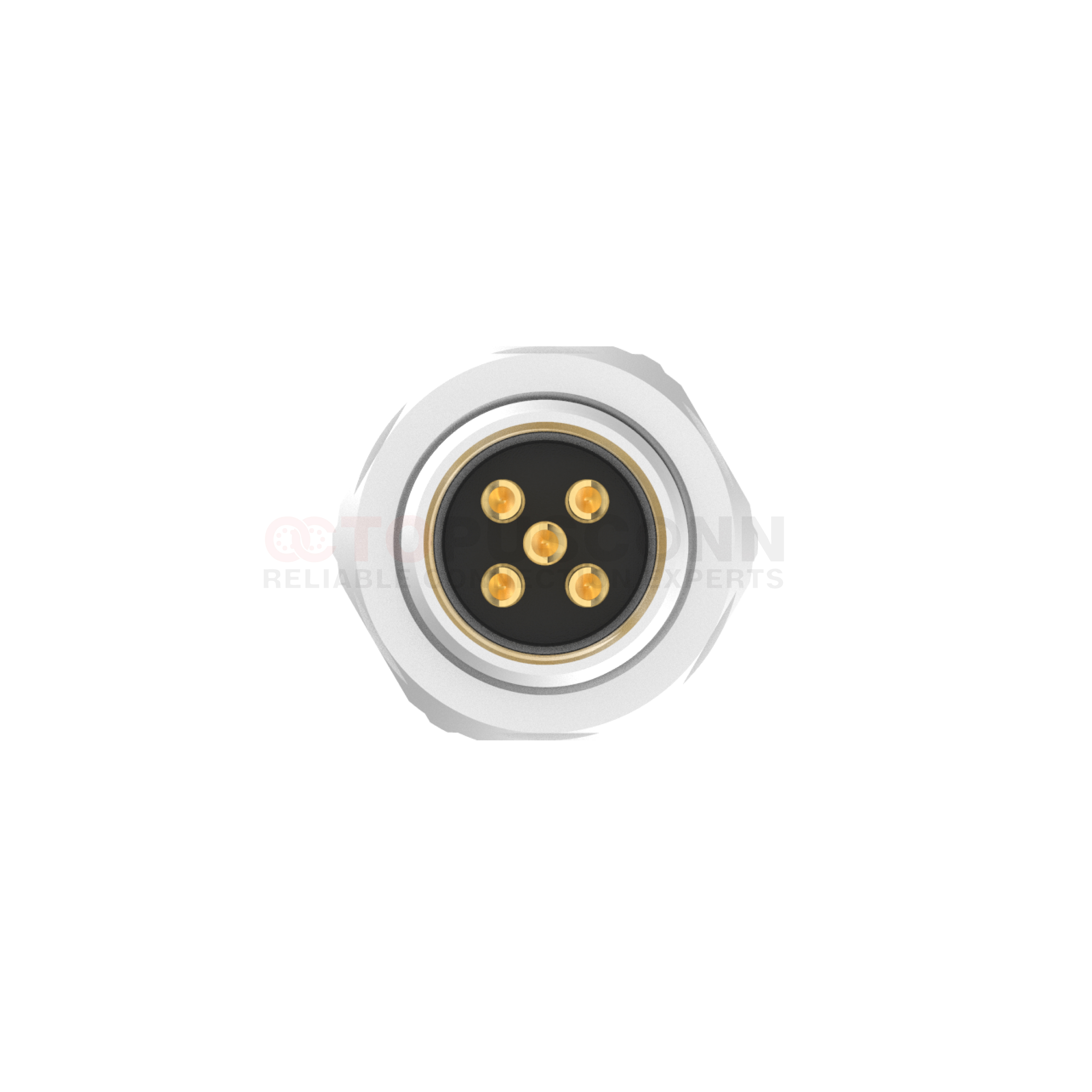 M12 B Coded Connectors Board Front Mount 3-5PIN Female Solder Type M12 ...