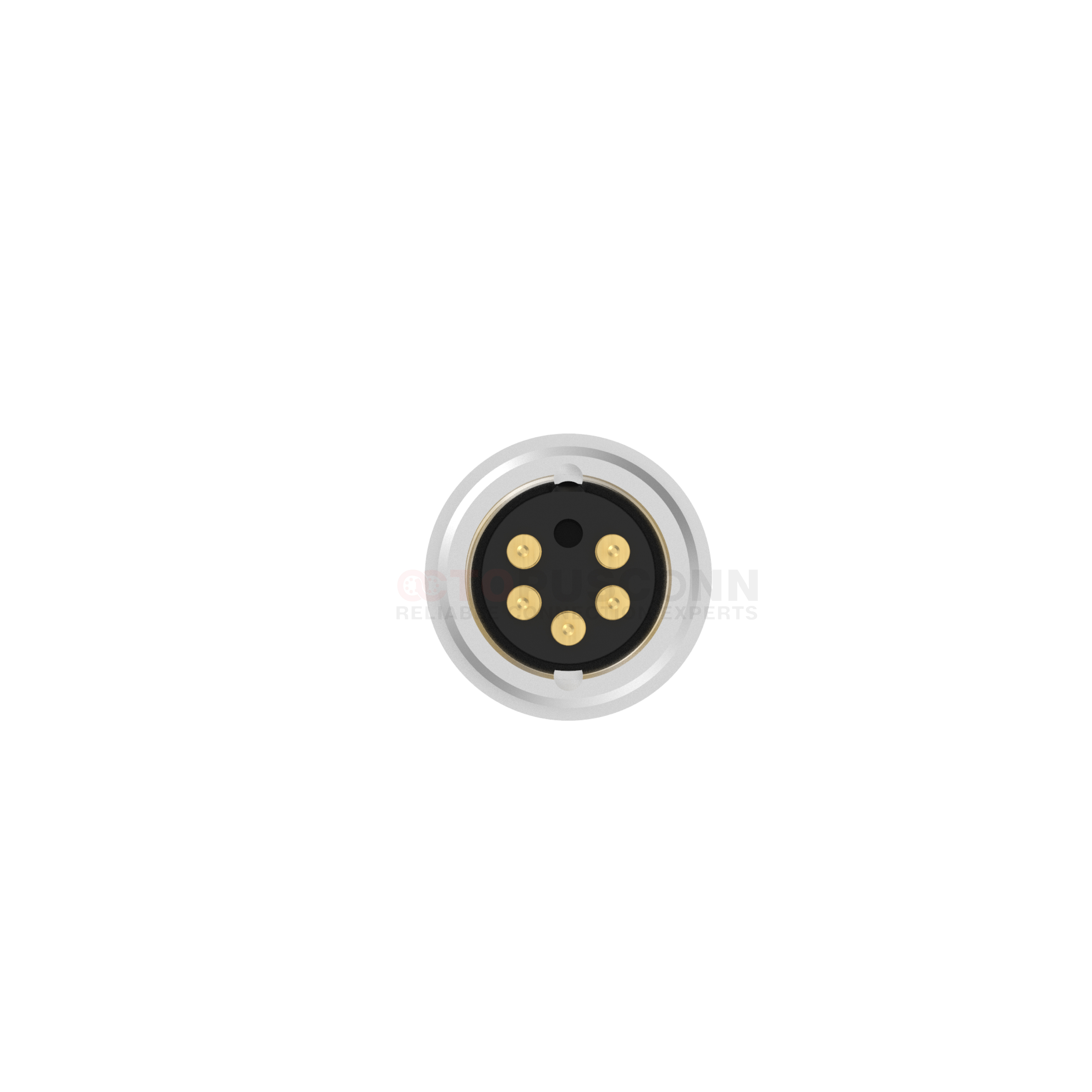 M16 circular connector, rear - mounted 2 - 24PIN female end PCB ...