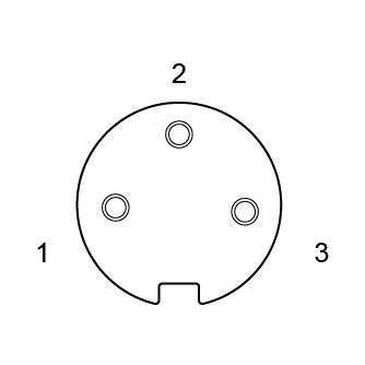 M16 圆形连接器母端 3芯