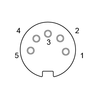 M16 圆形连接器母端 5A芯